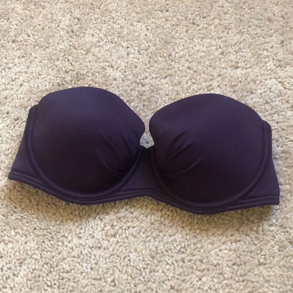 Victoria Secret, Bandeau Top, Purple, Size 32C